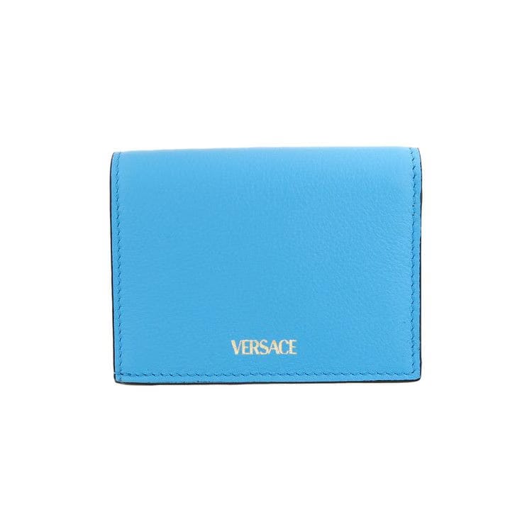 Versace Medusa Head Compact Wallet Blue