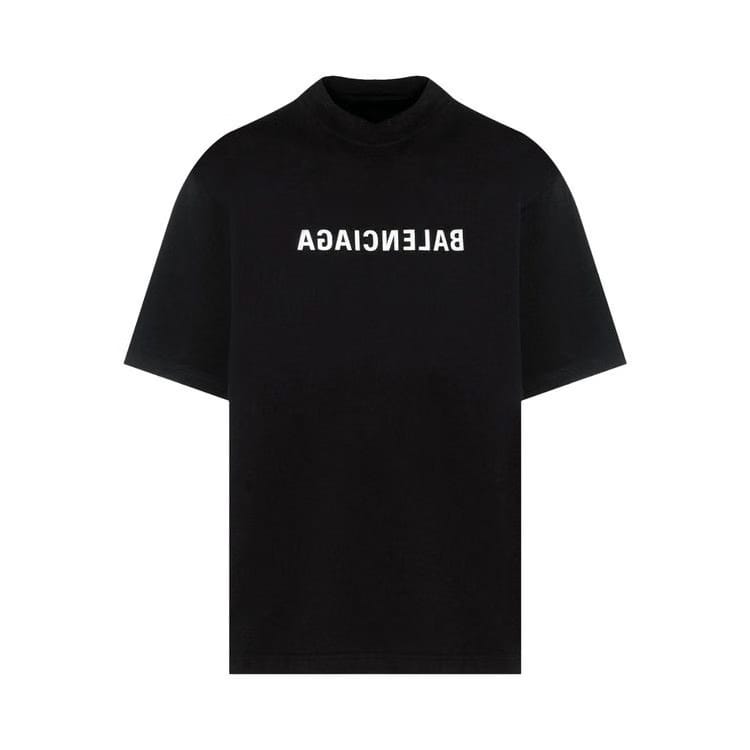 Balenciaga Medium Fit T-Shirt Black/White