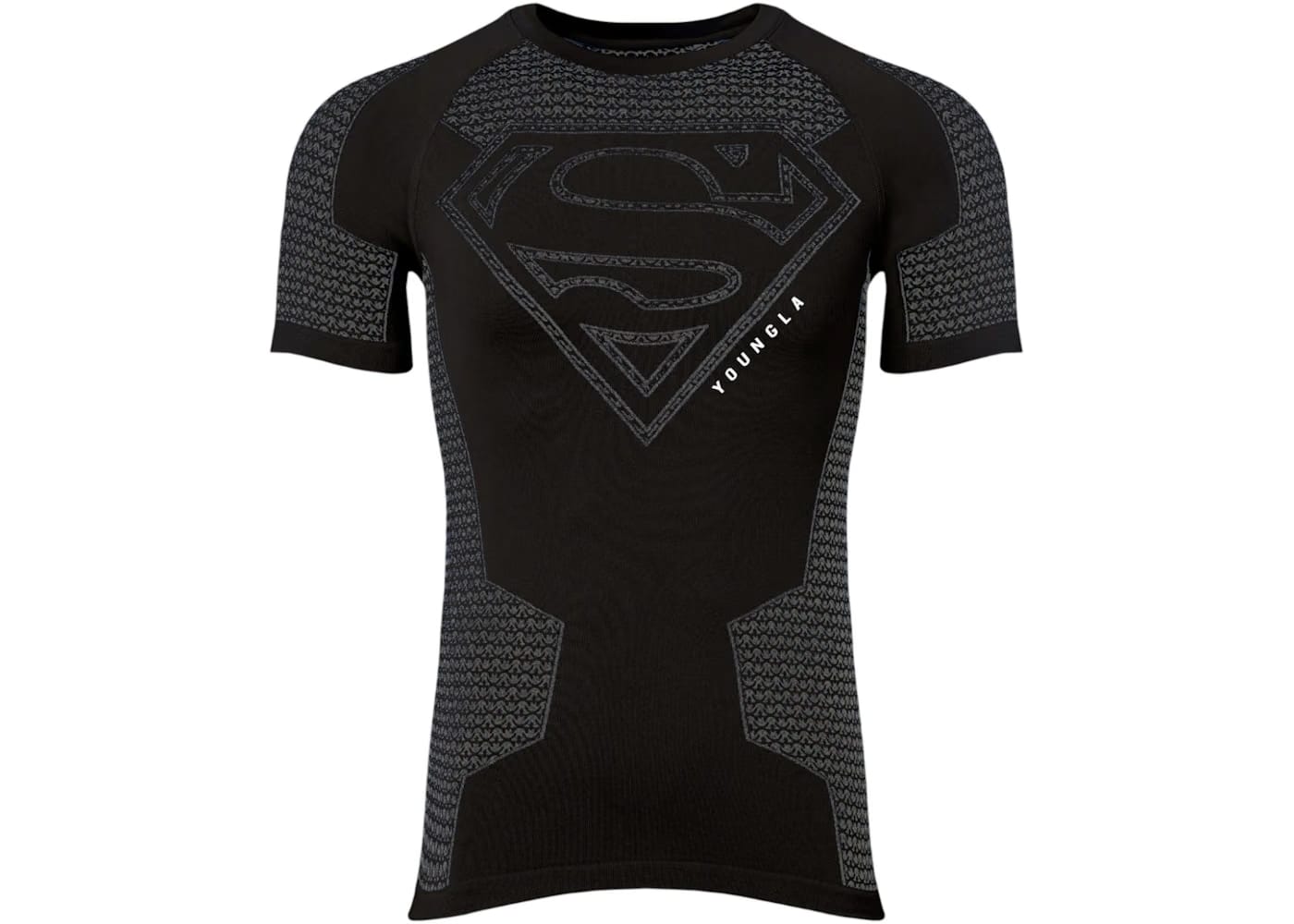YoungLA x Superman Compression T-Shirt Black
