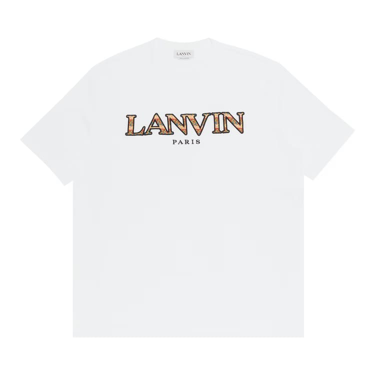 Lanvin Classic Curb T-Shirt Optic White