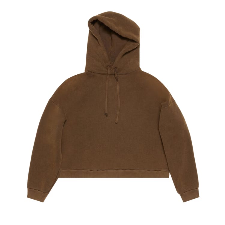Acne Studios Patch Logo Hoodie Chocolate Brown