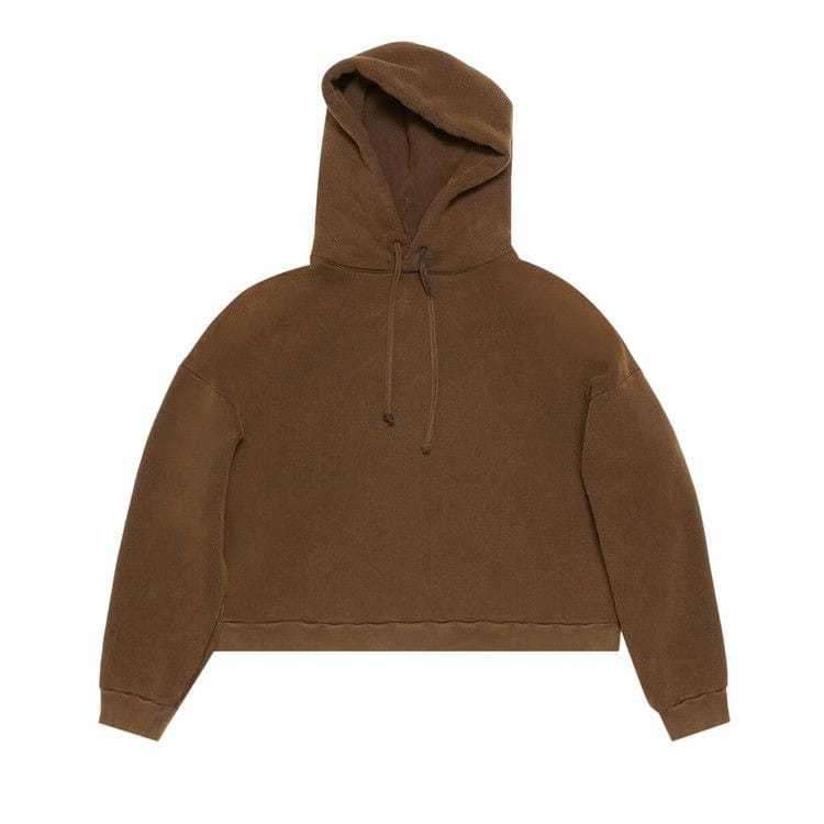 Acne Studios Patch Logo Hoodie Chocolate Brown