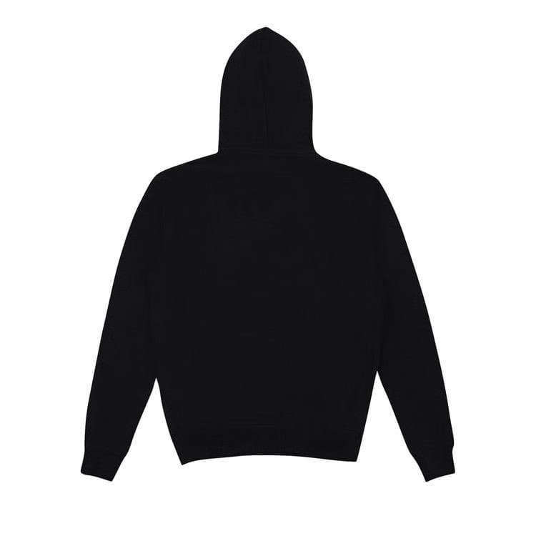 Balmain Logo Printed Drawstring Hoodie Black/Red
