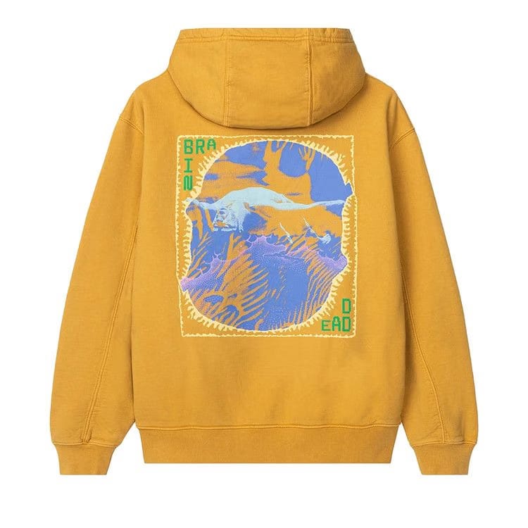 Brain Dead Life Cycle Hoodie Yellow
