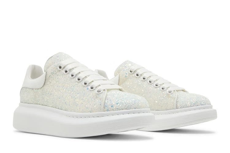 Alexander McQueen Wmns Oversized Sneaker 'Silver Glitter'