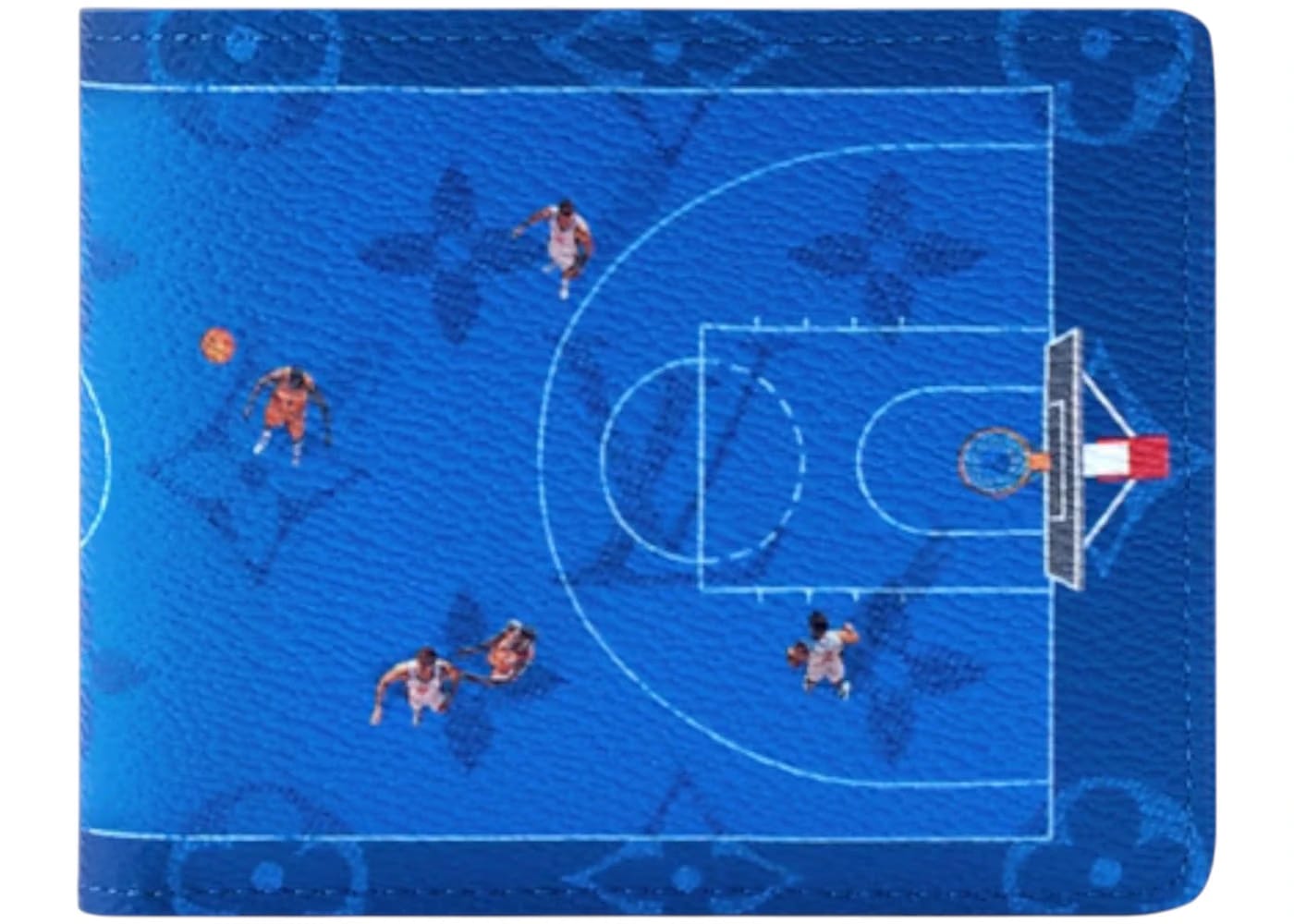 Louis Vuitton Basketball Slender Wallet Basketball/Blue