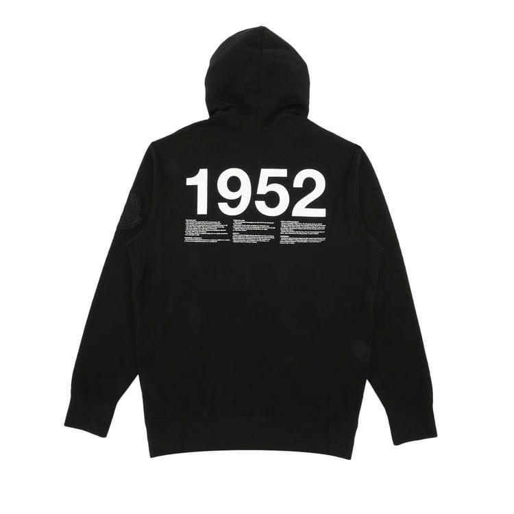 Moncler Genius Large Logo Hoodie Black