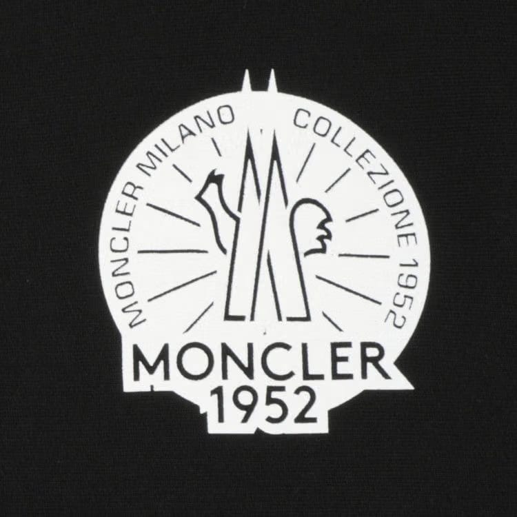 Moncler Genius Large Logo Hoodie Black