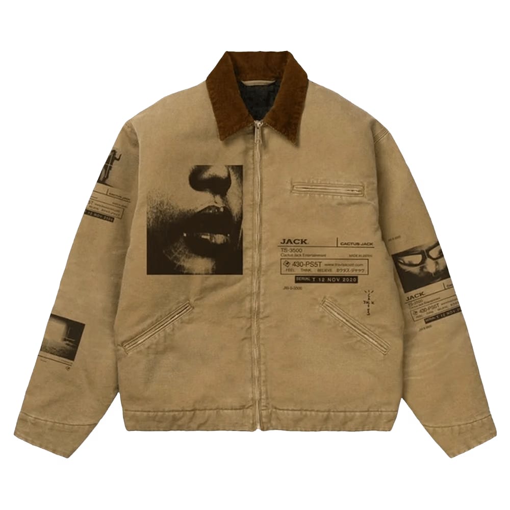Cactus Jack by Travis Scott x PlayStation System Work Jacket Tan