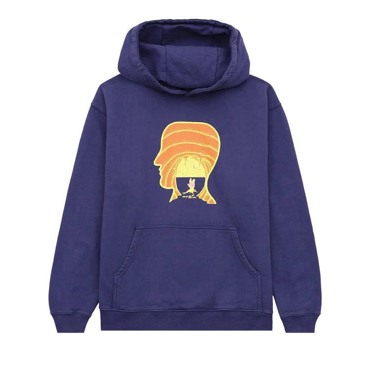 Brain Dead Tongue Demon Hoodie Navy