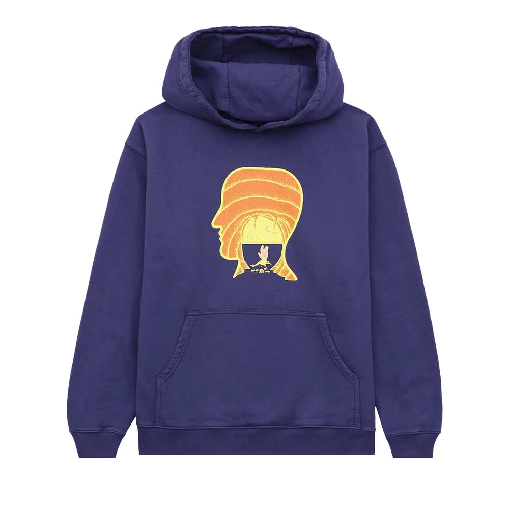Brain Dead Tongue Demon Hoodie Navy