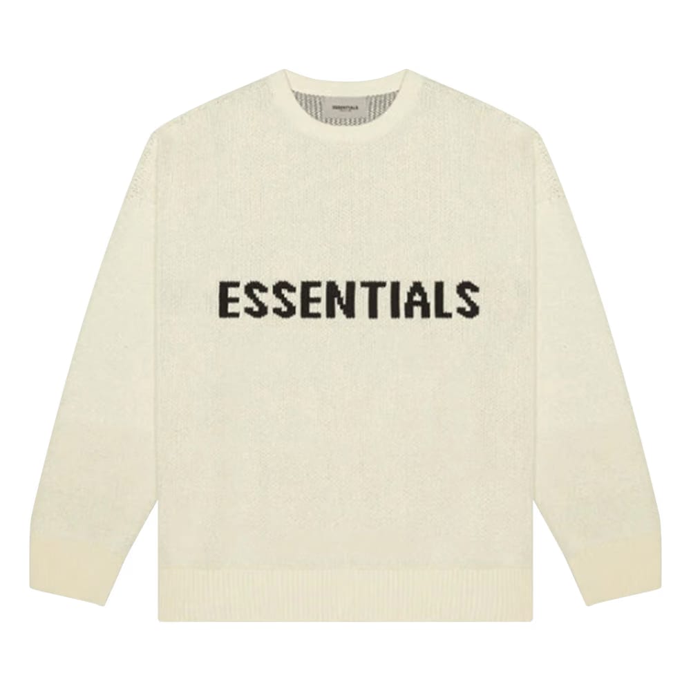 Fear of God Essentials Knit Sweater Buttercream