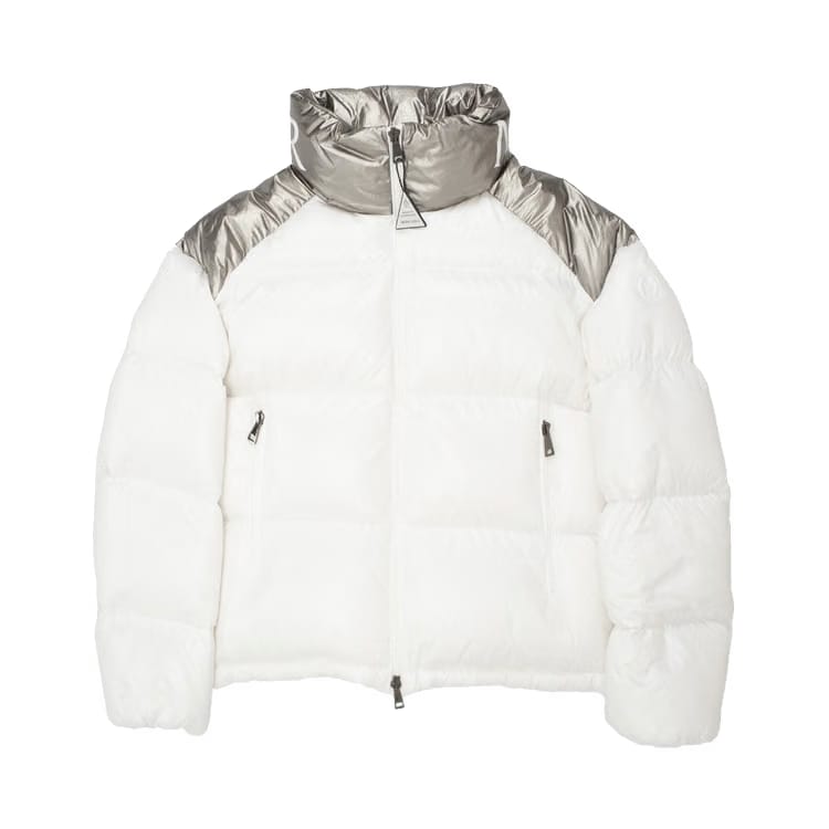 Moncler Cuscute Puffer Shiny Jacket White/Silver