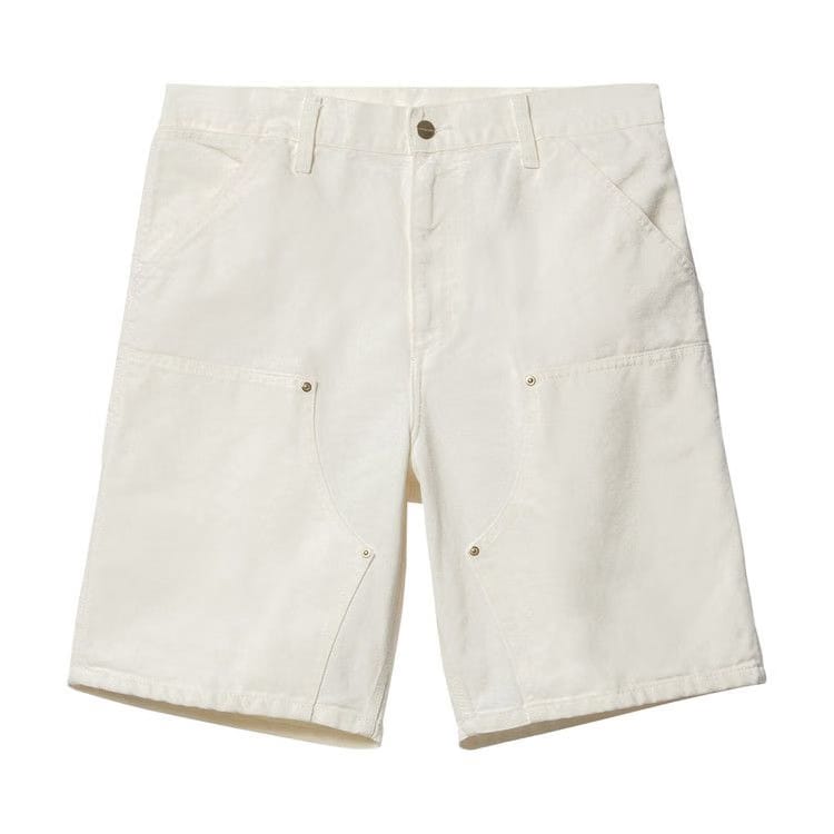 Carhartt WIP Double Knee Shorts Wax Stone Washed