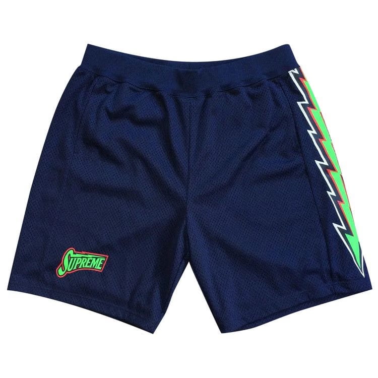 Supreme Bolt Shorts Navy