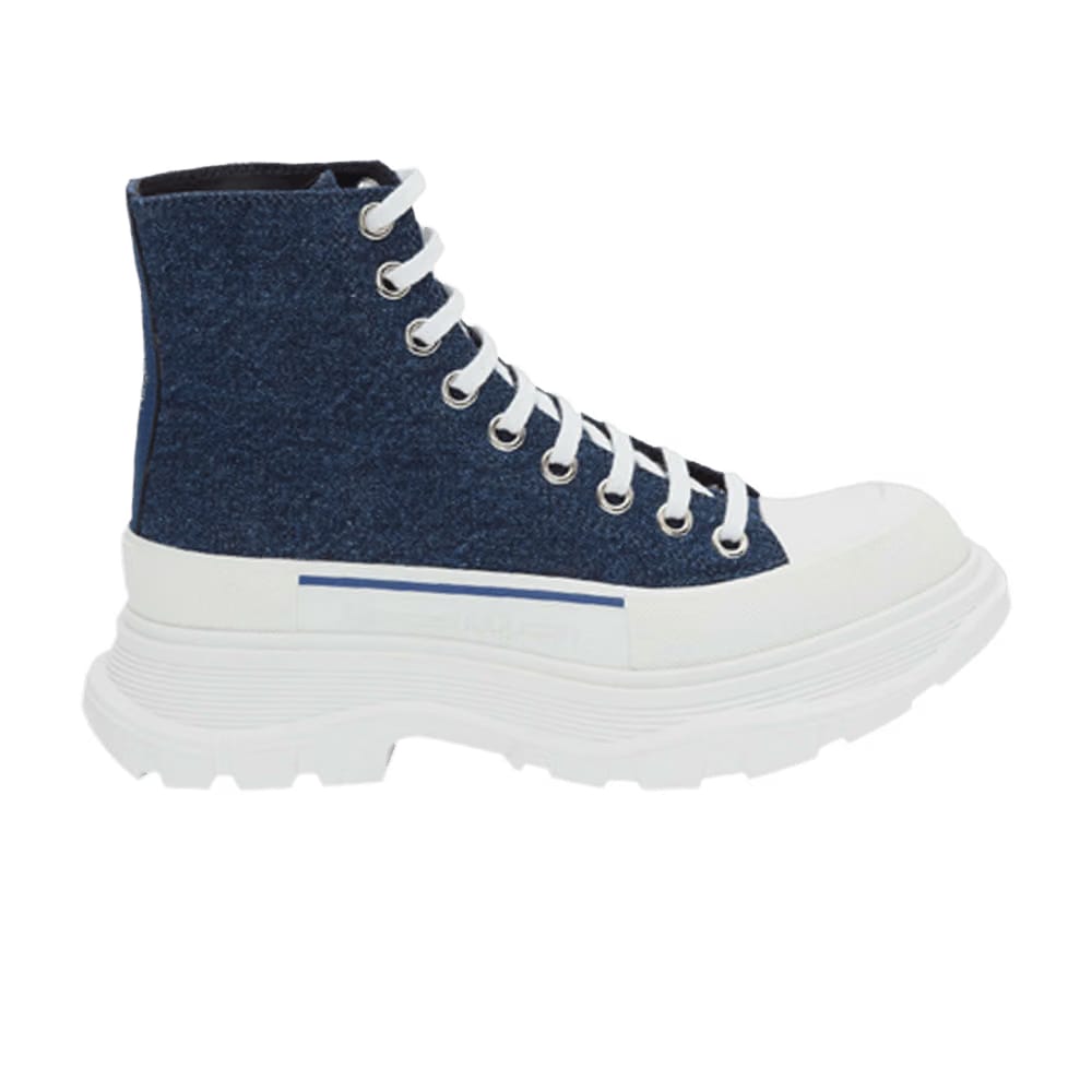 Alexander McQueen Wmns Tread Slick Boots 'Indigo'