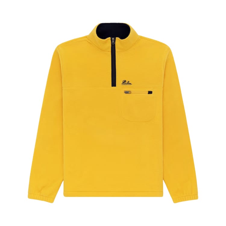 Aimé Leon Dore Quarter Zip Fleece Pullover Daffodil