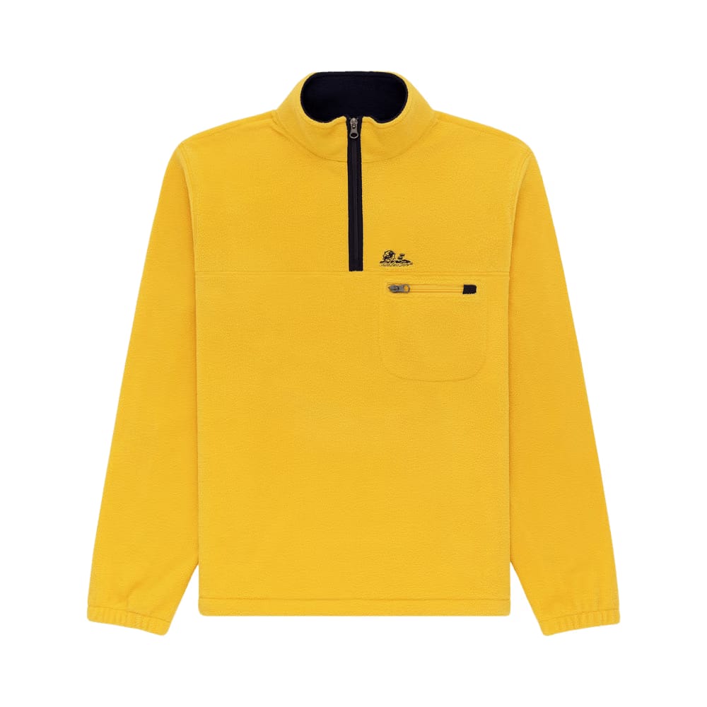 Aimé Leon Dore Quarter Zip Fleece Pullover Daffodil