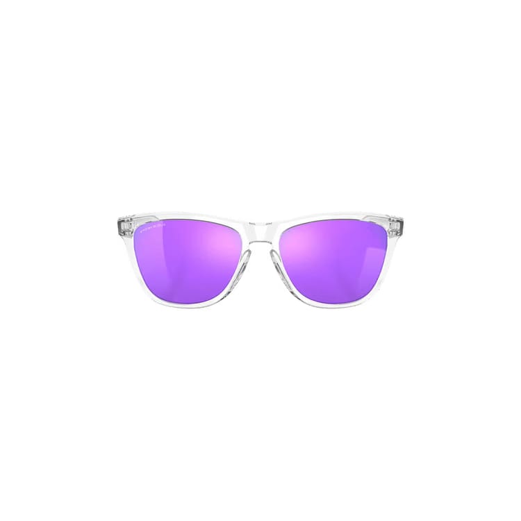 Oakley Frogskins Sunglasses Polished Clear/Prizm Violet