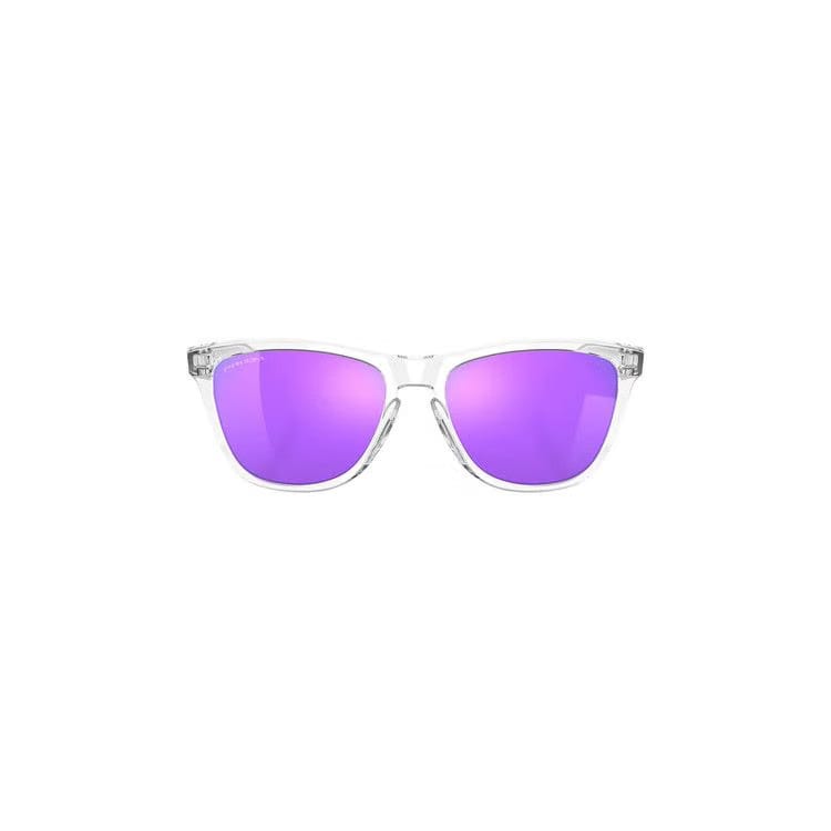 Oakley Frogskins Sunglasses Polished Clear/Prizm Violet