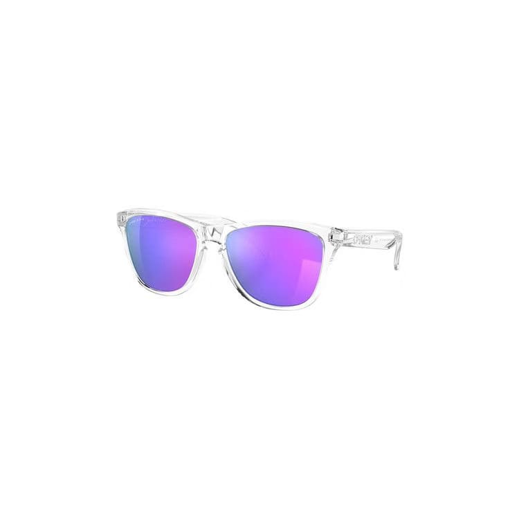 Oakley Frogskins Sunglasses Polished Clear/Prizm Violet