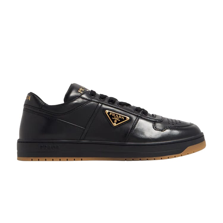 Prada Downtown Leather Black Gold