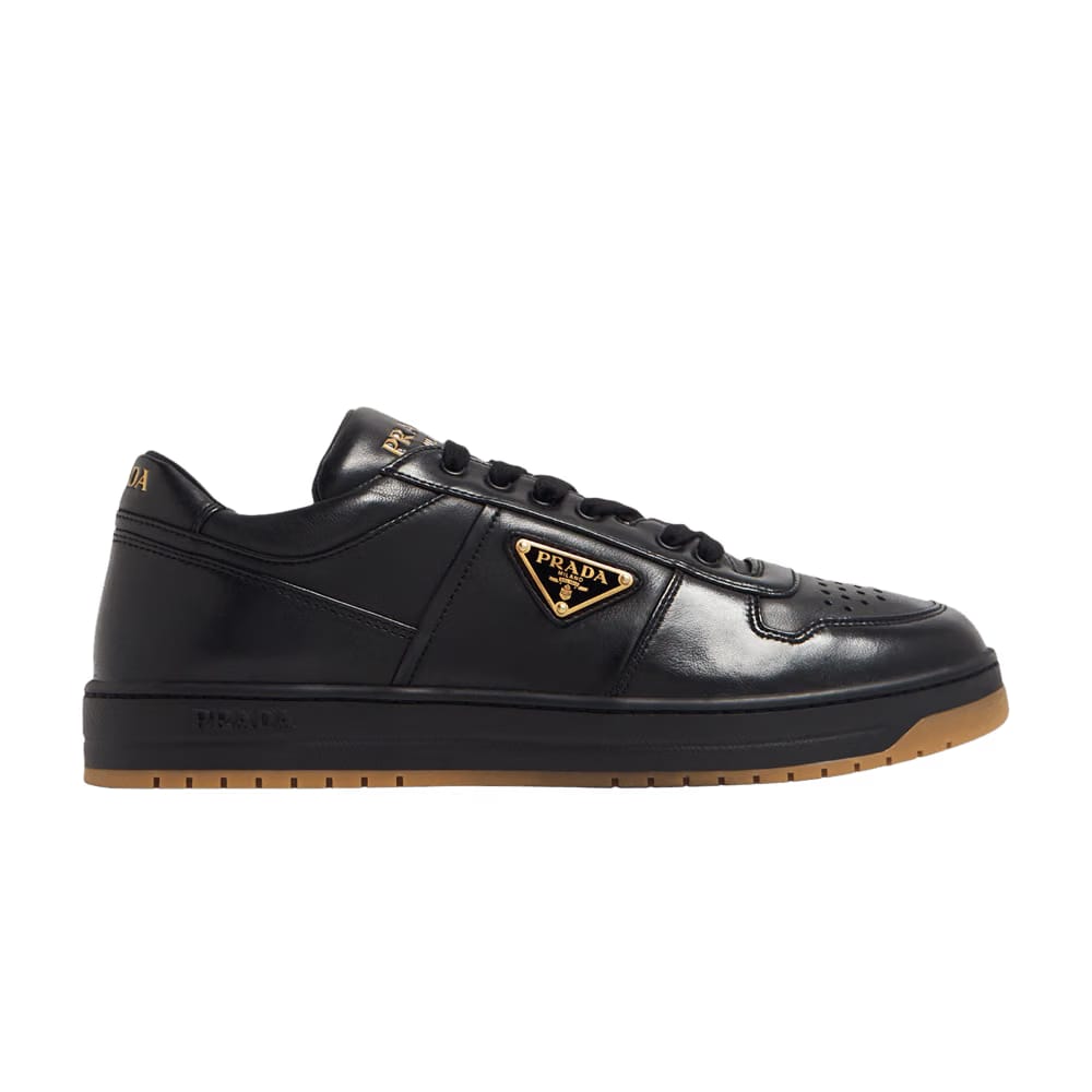 Prada Downtown Leather Black Gold