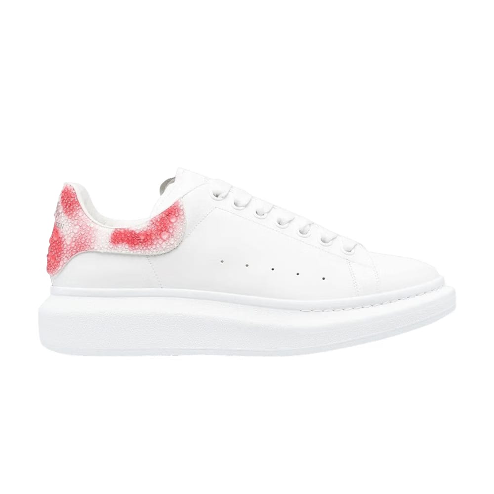 Alexander McQueen Oversized Sneaker Droplet - White Red