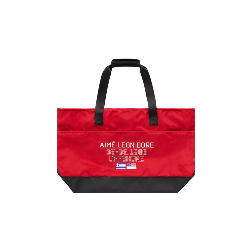 Aimé Leon Dore 38-GS Offshore Water-Resistant Tote Bag Red