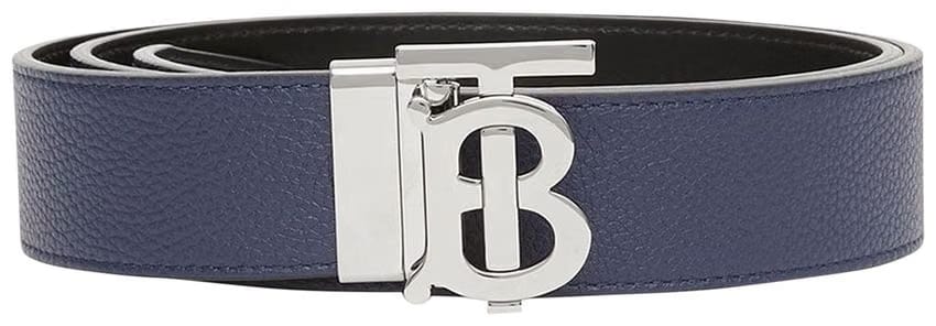Burberry Reversible Logo Buckle Belt Navy/Black