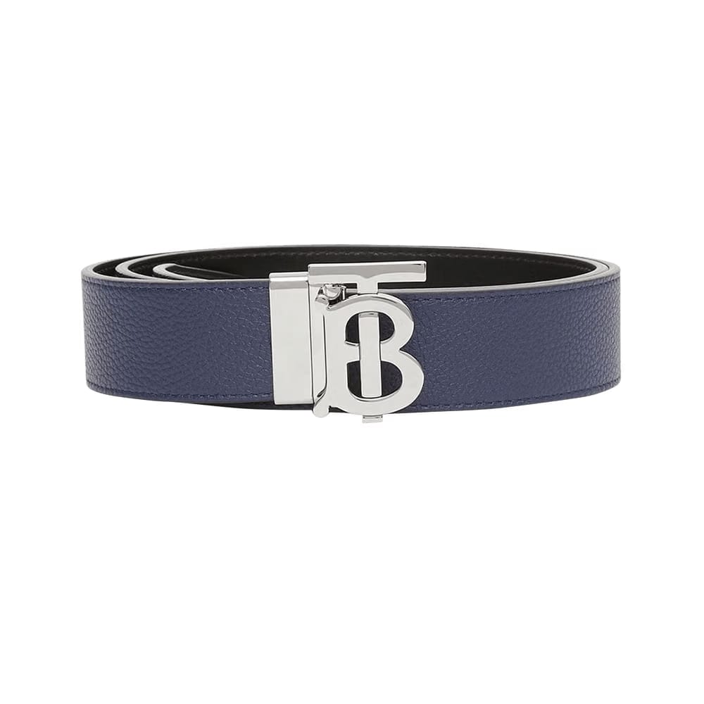 Burberry Reversible Logo Buckle Belt Navy/Black