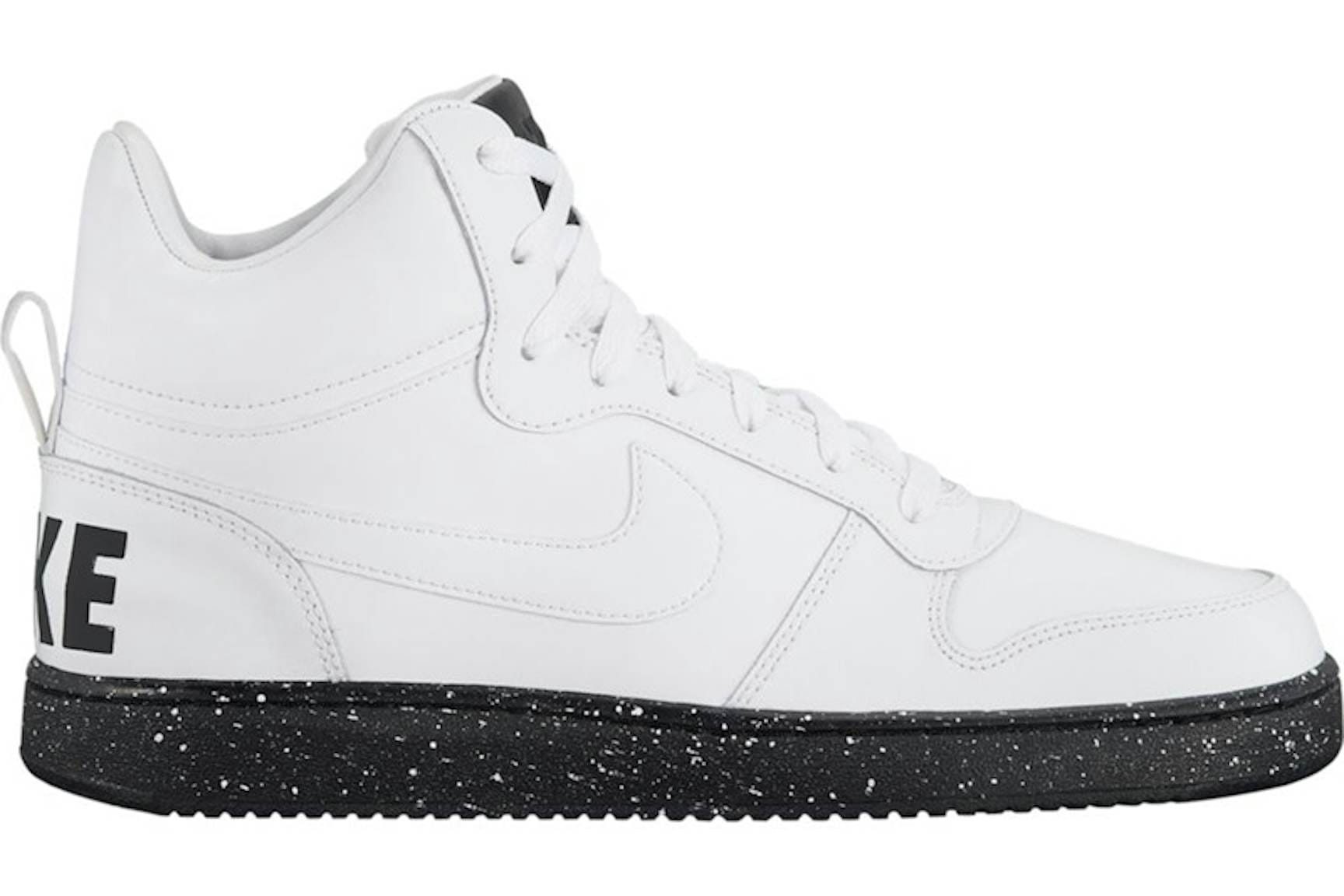 Nike Court Borough Mid White Black Speckled Sole
