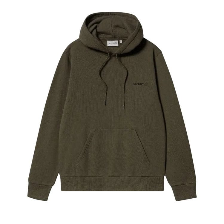 Carhartt WIP Script Embroidery Sweatshirt Hoodie Green