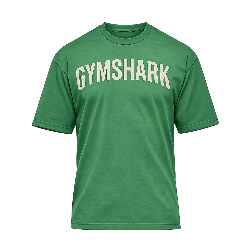 Gymshark Worn Graphic T-Shirt oversized fit Lift Green