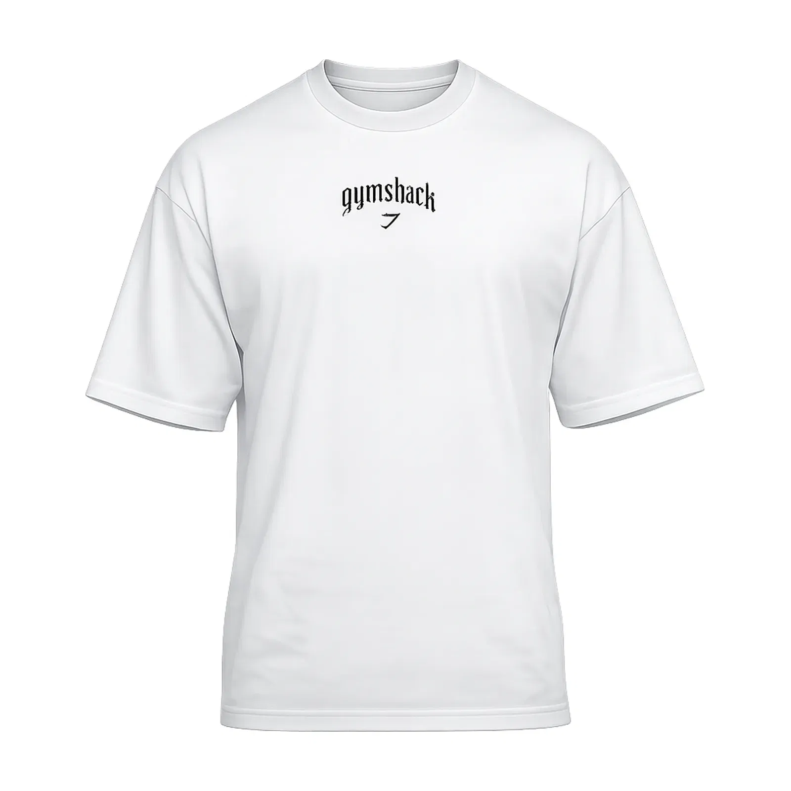 Gymshark Outline Graphic T-Shirt oversized fit White