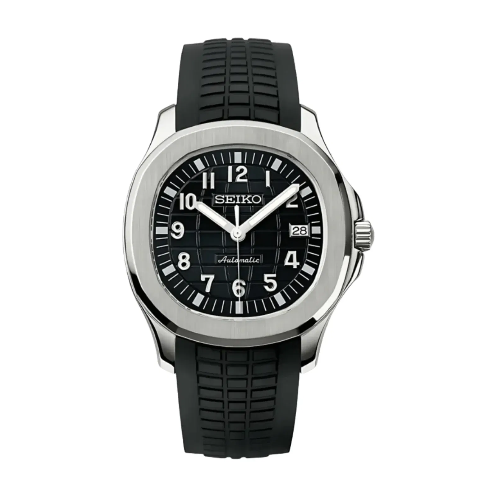 Seiko Mod Aquanaut Silver Black