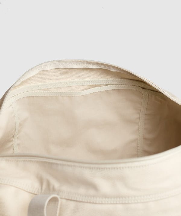 Gymshark Power Holdall Ecru White