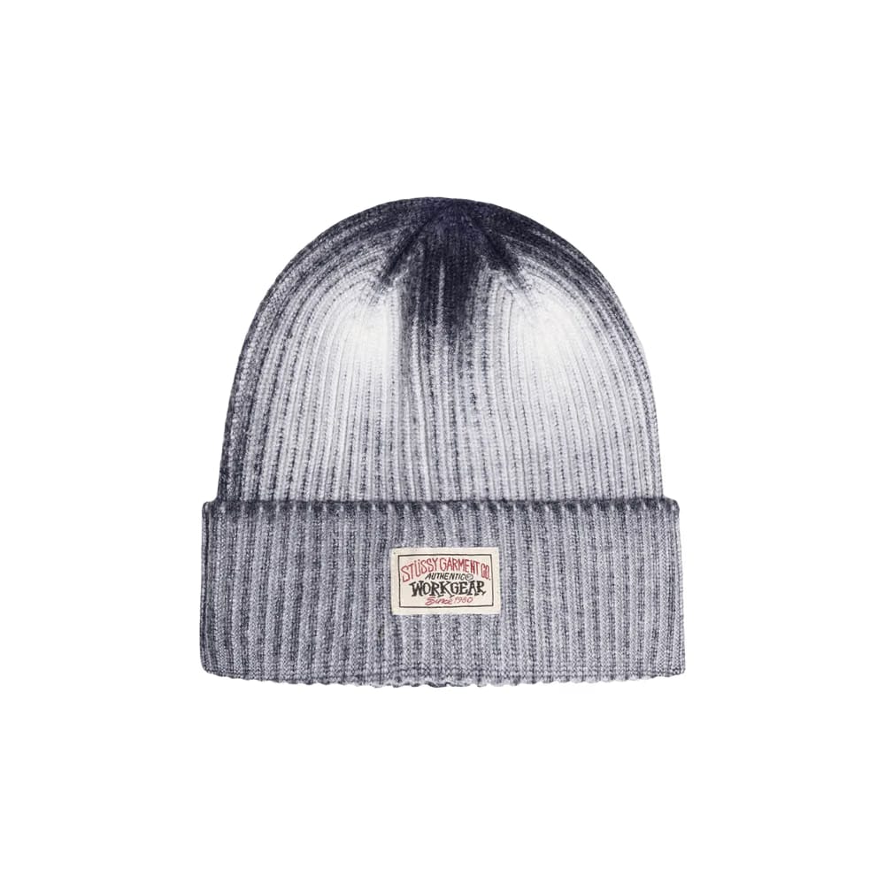 Stussy Workgear Spray Cuff Beanie Navy