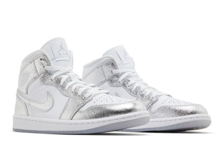 Air Jordan 1 Mid SE Metallic Silver