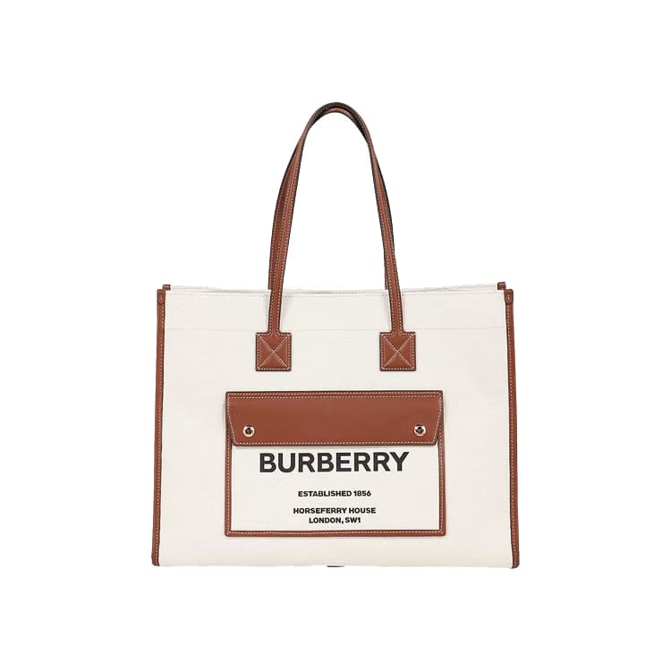 Burberry Shopper Bag Natural/Tan