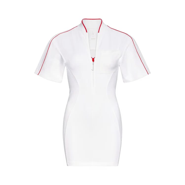 Jacquemus x Nike Shorts-Sleeve T-Shirt Dress White