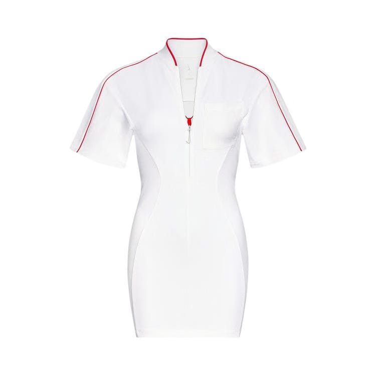 Jacquemus x Nike Shorts-Sleeve T-Shirt Dress White
