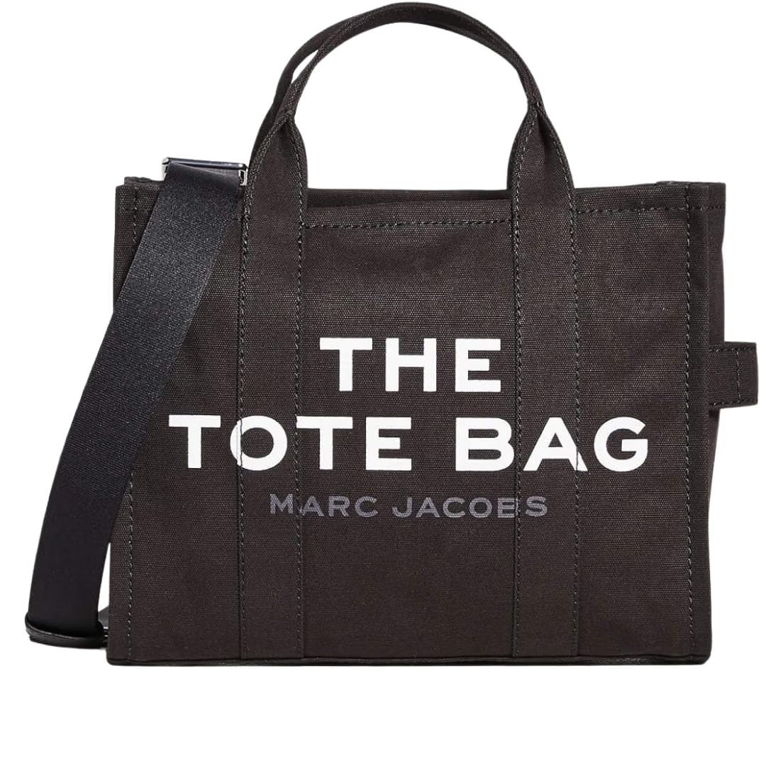 Marc Jacobs The Medium Tote Bag in black canvas