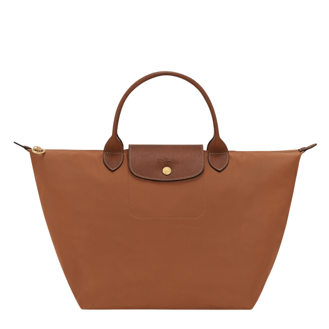 Longchamp Le Pliage Original Top Handle Bag in Cognac