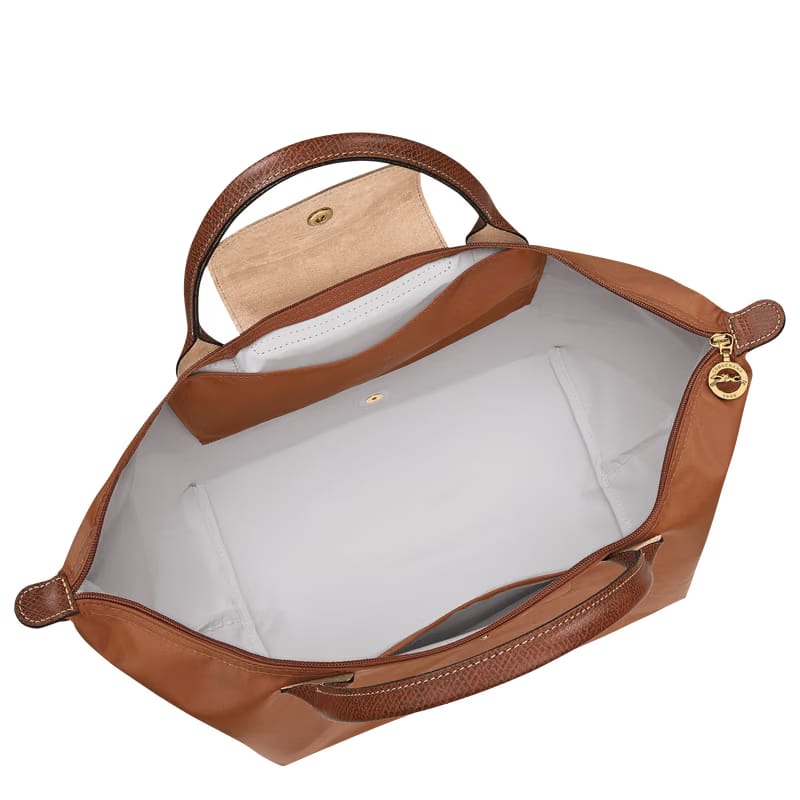 Longchamp Le Pliage Original Top Handle Bag in Cognac