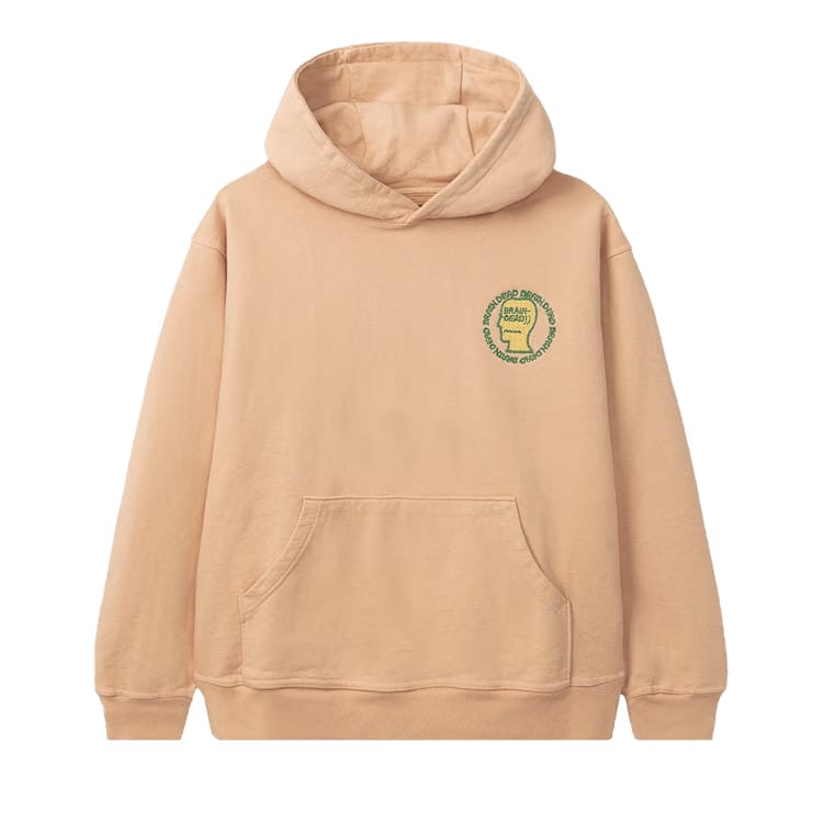 Brain Dead Logo Head Hoodie Terra Cotta