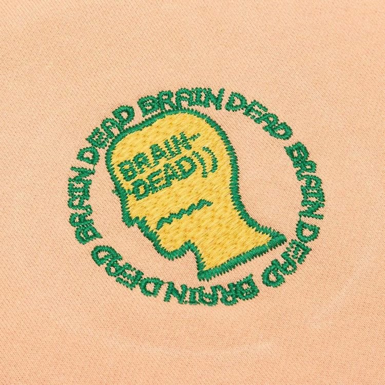 Brain Dead Logo Head Hoodie Terra Cotta