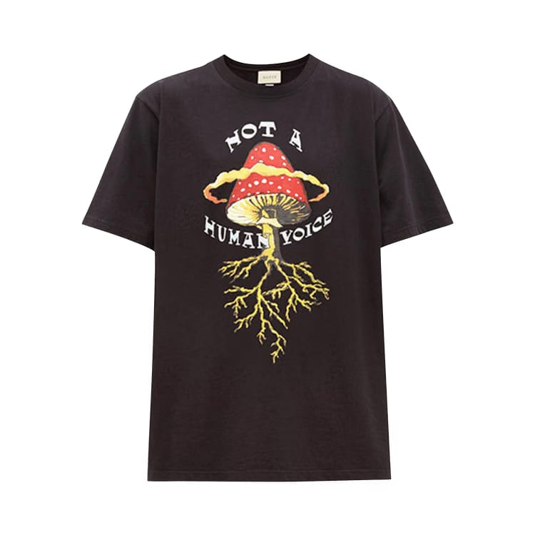 Gucci Not A Human Voice T-Shirt Black