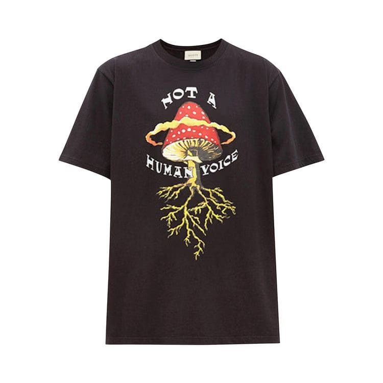 Gucci Not A Human Voice T-Shirt Black