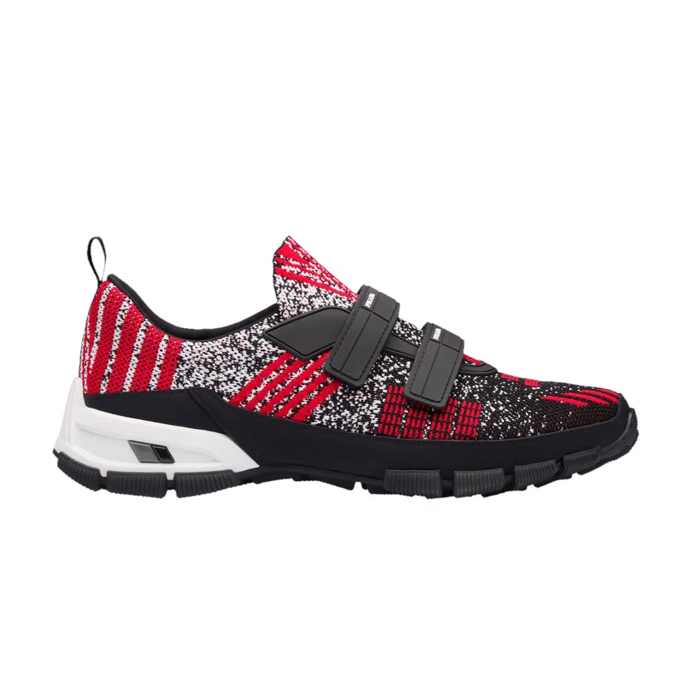 Prada Crossection Knit Black Scarlet